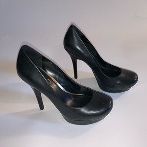 Jessica Simpson Platform Heels in Black - Size 8.5